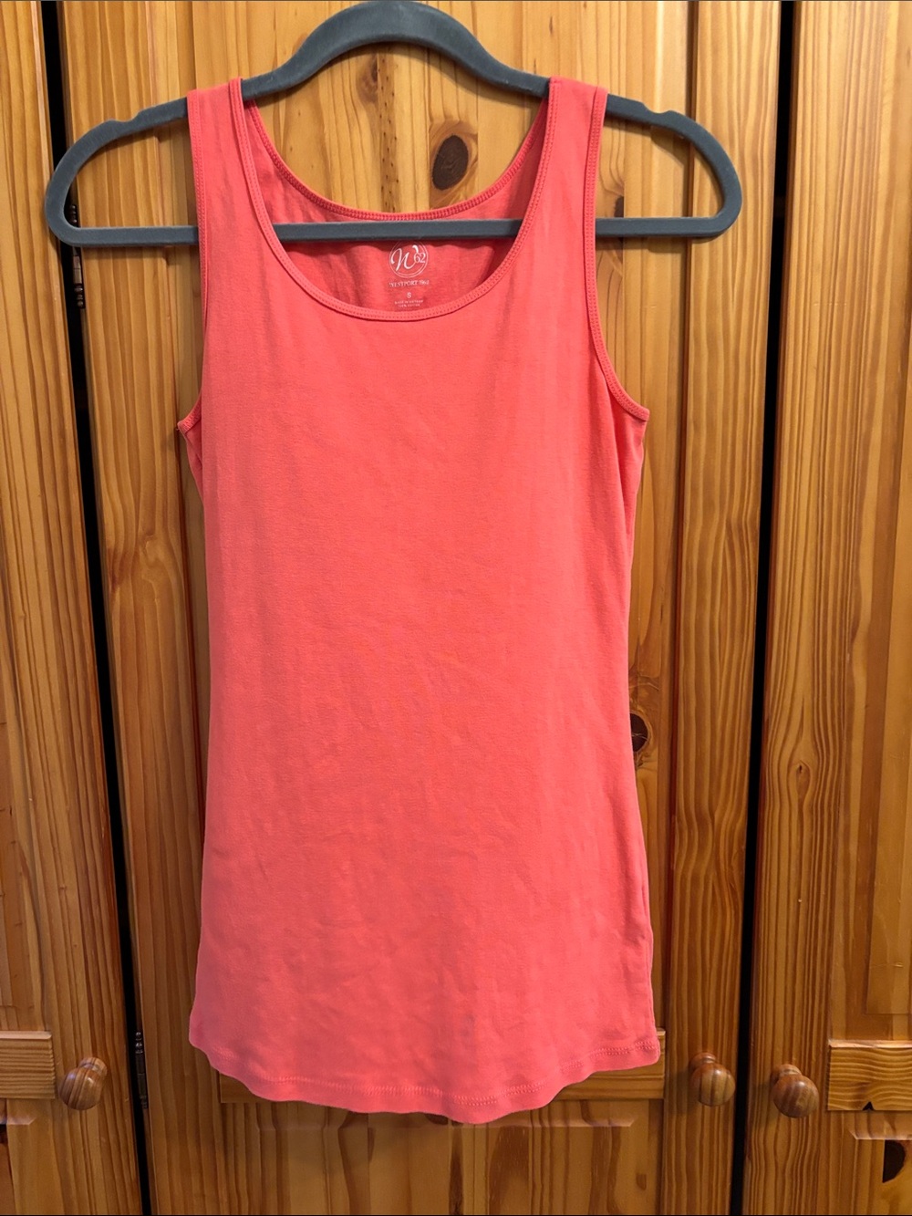 No Boundaries Coral Scoop Neck Tank Top for those hot days on the cruise!